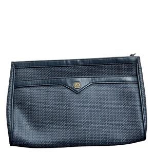 Women's Vintage Navy Almondo Handbag Purse Clutch